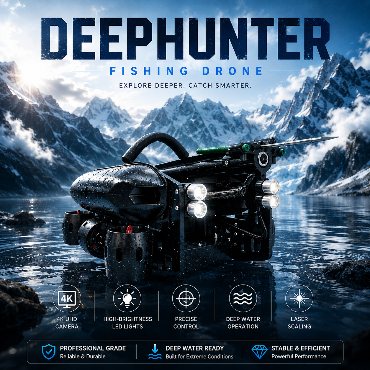 Deep Hunter | Underwater Fishing Drone | The Fisherman